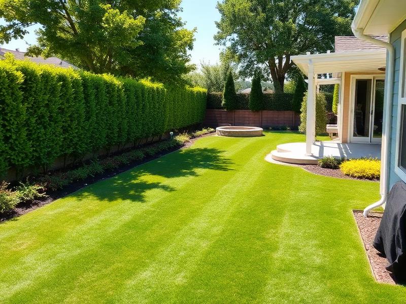 Yard & Outdoor service scene